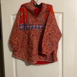 Patchwork vintage embroidered top made in India